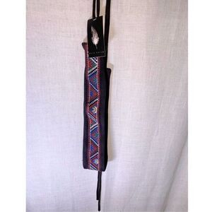 Y2K Embroidered Obi‎ Belt Fair Child XL/1X Boho Festival Indie Sleaze